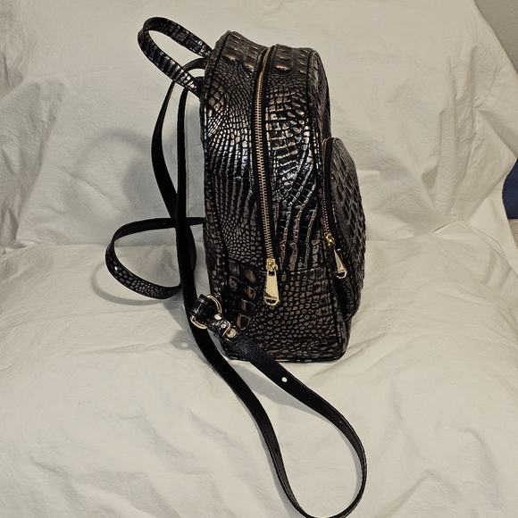 Brahmin Mini Dartmouth Backpack and wallet in Dusk - Picture 4 of 9